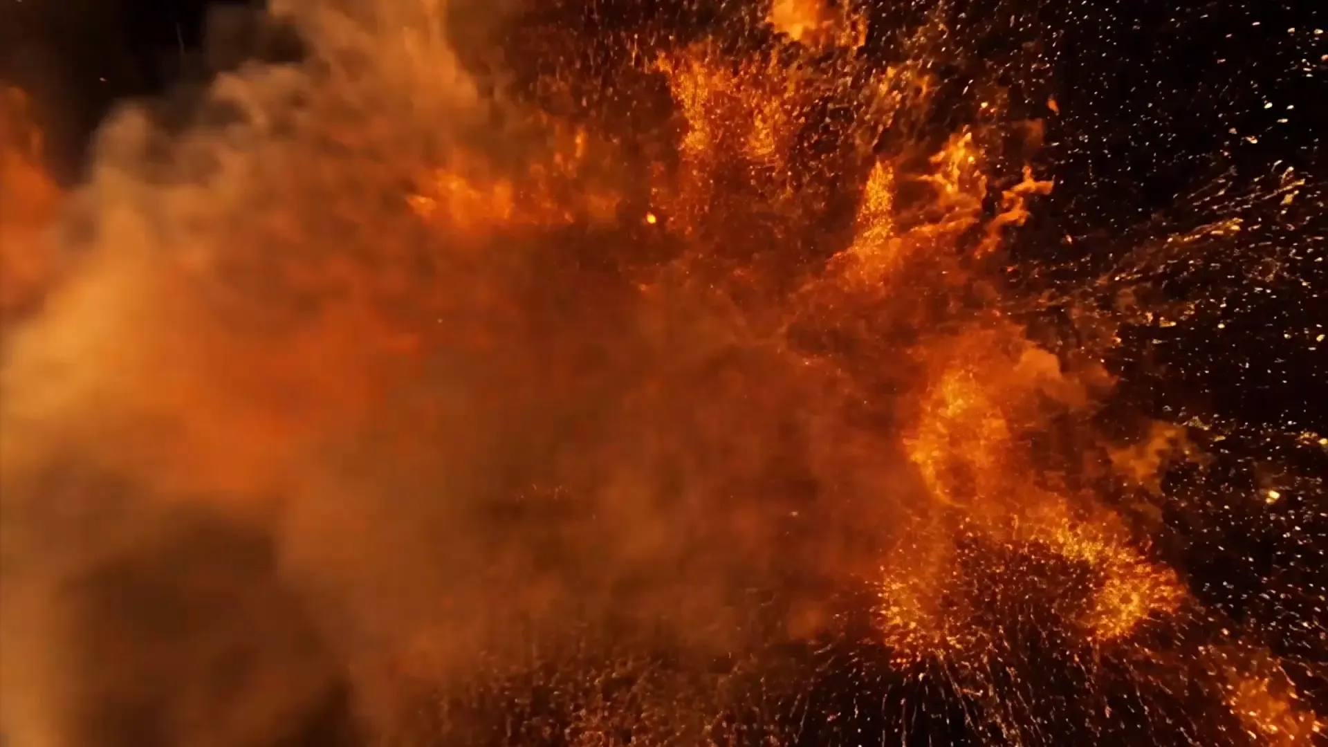 Massive Fire Blast Effect Transition for Explosive Scenes